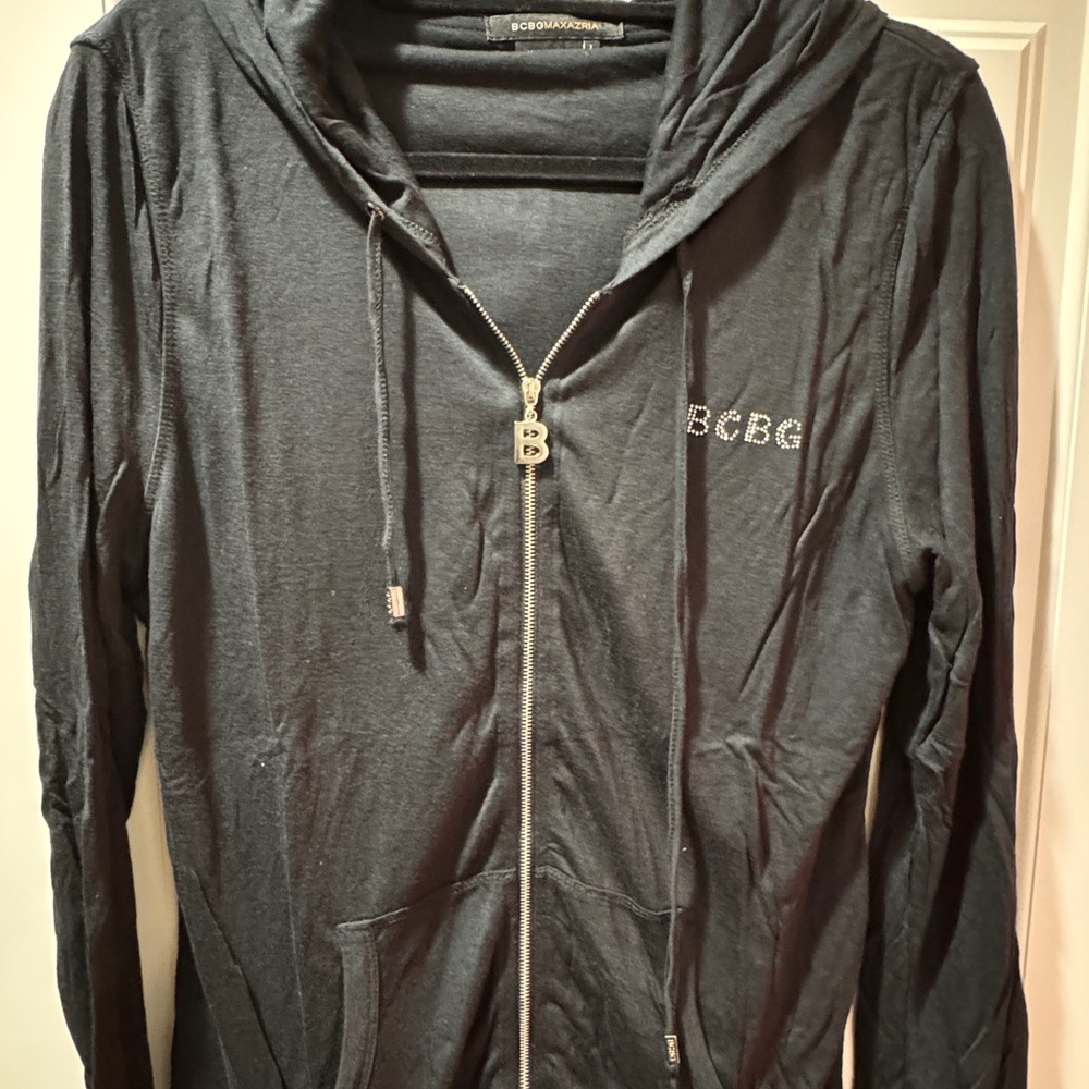 Never worn!! BCBG zip up sweater/jacket